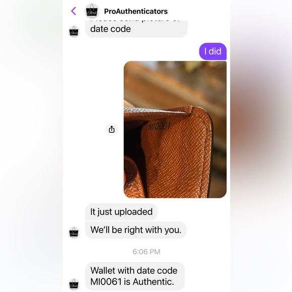 ❌SOLD❌Auth Vintage LV Compact Wallet - Picture 9 of 9